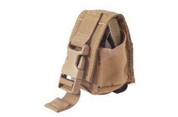 Image of High Speed Gear HSGI Frag Grenade MOLLE Pouch, Coyote Brown, 12FG00CB