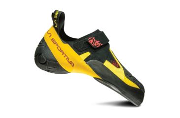 Image of La Sportiva Skwama Climbing Shoe - Men's, Black/Yellow, 42, 10S-BY-42