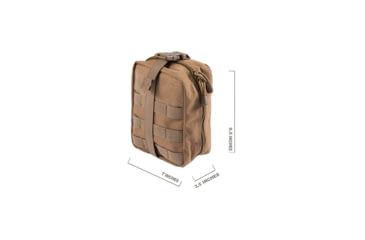 Image of Lancer Tactical Admin Pouch w/ Molle, Khaki, CA-2055K