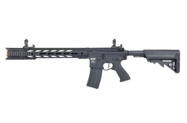 Image of Lancer Tactical Gen 2 ProLine M4 SPR Interceptor Airsoft AEG Rifle, Black, LT-25B-G2-ME