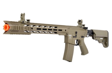 Image of Lancer Tactical Gen 2 ProLine M4 SPR Interceptor Airsoft AEG Rifle, Tan, LT-25T-G2-ME