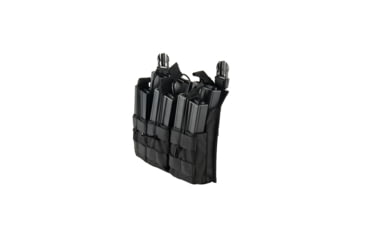 Image of Lancer Tactical M4/M16 Adaptive Hook and Loop Triple Dual Mag Pouch, Black, CA-292B