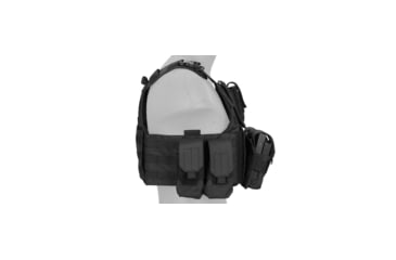 Image of Lancer Tactical Tactical Assault Plate Carrier Vest, Black, CA-305BN