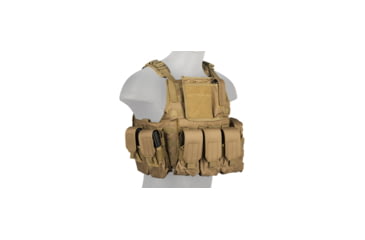 Image of Lancer Tactical Tactical Assault Plate Carrier Vest, Tan, CA-305TN