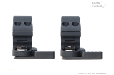 Image of LaRue Tactical Ultra-Low QD Scope Mount Rings, 30mm, Black, LT719