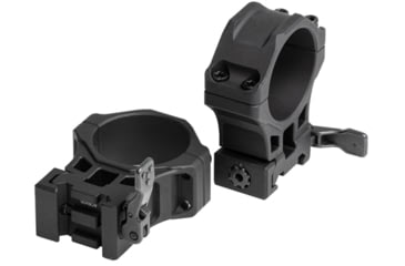 Image of Leapers UTG ACCU-SYNC QR Scope Rings, 34mm, High Profile, Picatinny, Black, AQR420