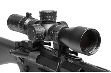 Image of Leapers UTG ACCU-SYNC QR Scope Rings, 34mm, X-High Profile, Picatinny, Black, AQR422