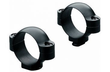 Image of Leupold Standard Rifle Scope Ring, 1in, Medium, Matte Black, 49901