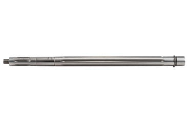 Image of Luth-AR .223 Rem Fluted Threaded Bull Barrel, 18 in, Rifle, 1-9 Twist, 1/2 x 28, Silver, BL-B18FT