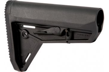 Image of Magpul Industries MOE Slim Line Carbine Stock, Fits AR-15/M4, Mil-Spec, Black MPIMAG347-BLK