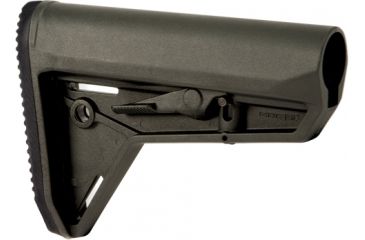 Image of Magpul Industries MOE Slim Line Carbine Stock, Fits AR-15/M4, Mil-Spec, Olive Drab MPIMAG347-ODG