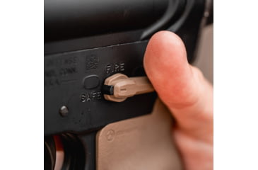 Image of Magpul Industries ESK Safety Selector, Polymer/Steel, Ambi 60/90 Degree Opti, FDE, MAG1254-FDE