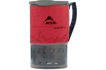 Image of MSR WindBurner 1.0L Stove System, Red, 1.0 LTR, 14047