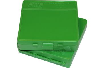 Image of MTM 100 Round 45ACP/10MM Green Pistol Ammo Box P1004510