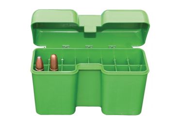 Image of MTM Flip-top Ammo Box .270 to .300 WSM &amp; .45-70 Green RF22-SM-10