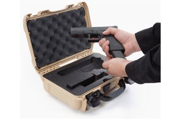 Image of Nanuk 909 Case with Foam for Glock, 12.64in, Tan, Small, 909S-080TN-0J0-17333