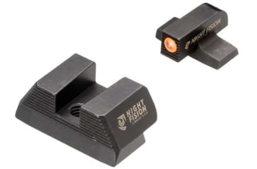 Image of Night Fision Optics Ready Stealth SIG Sauer Night Sight Set, SIG P320 w/ Holosun SCS, #8 Orange Front, Blank Rear, SIG-180-157-165-OGZX