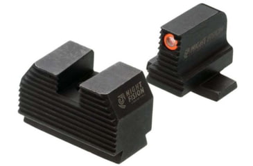 Image of Night Fision Optics Ready Stealth SIG Sauer Night Sight Set, SIG P320 w/ RMR/507c/508t/SRO, Orange Front Ring, Blank Rear Sight, SIG-180-345-332-OGZX