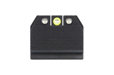 Image of Night Fision Optics Ready Stealth Night Sight Set, Sig P320 w/ DPP/509t/Acro, Yellow Front, Black, SIG-180-455-440-YGZG