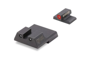 Image of EDEMO Night Fision Perfect Dot Front Night Sights w/ Square Notch Rear for HK, Red Front w/ Green Tritium - Black Rear w/ Green T, fits VP9, VP9SK, .45C, .45C Tactical, P30, P30L, P, HAK-126-003-RGZG, EDEMO1