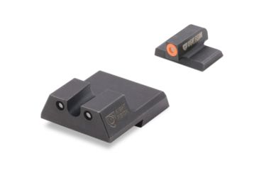 Image of Night Fision Perfect Dot Tritium Front Night Sights w/ U Notch Rear for HK, Orange Front w/ Green Tritium - Black Rear w/ Gree, fits VP9, VP9SK, .45C, .45C Tactical, P30, P30L, P, HAK-126-007-OGZG