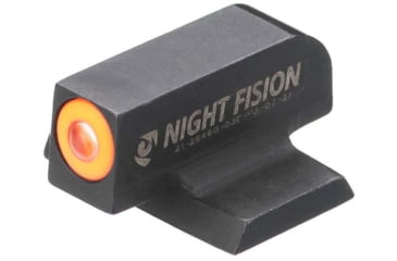 Image of Night Fision Ruger Tritium Front Sight, Ruger Max 9, Orange Ring, RUG-326-001-OGXX