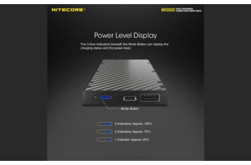 Image of Nitecore NB10000 10000mAh USB/USB-C Quick-Charge Power Bank, Black, 6952506493685