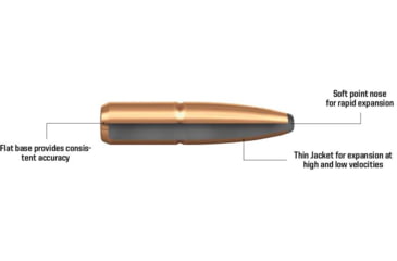 Image of Norma Whitetail .270 Winchester 130gr Brass Cased Centerfire Rifle Ammo, 20 Rounds, 20169562