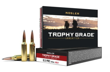 Image of Nosler 6.5 PRC, Long Range AccuBond , 142 grain, Brass Cased, 20 Rounds, 61232