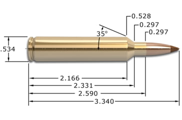 Image of Nosler Custom Rifle Brass .26 Nosler, 25ct, 10140