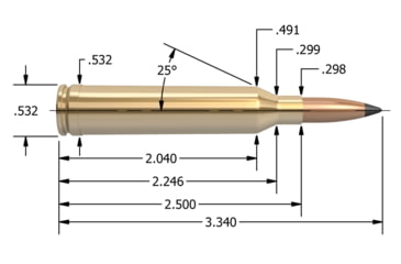 Image of Nosler Custom Rifle Brass .264 Winchester Magnum, 50ct, 11234