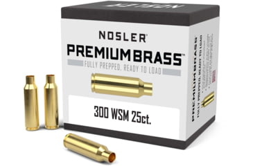 Image of Nosler Custom Rifle Brass .300 Winchester Short Magnum, 25ct, 11863