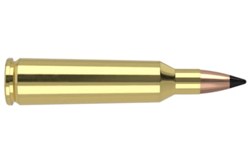 Image of Nosler Varmageddon .22-250 Remington 55 Grain Flat Base Tipped Brass Cased Centerfire Rifle Ammo, 200 Round