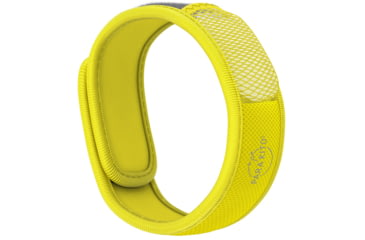 Image of Parakito Mosquito Repellent Wristband w/ 2 Refills Solid Color, Yellow, One Size, IPWB19