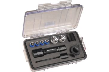 Image of Pelican 1060 Micro Water/Crushproof Dry Box, 9.37x5.56x2.62in - Clear Black w/Carabiner