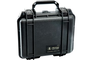 Image of Pelican 1200 Small Protector Waterproof 10.6x10x4.8in Case, Black, No Foam