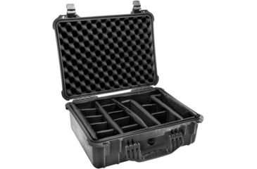 Image of Pelican 1520 Protector 19x15x7in Watertight Carrying Case, Black w/Padded Dividers