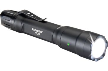 Image of Pelican 7620 Tactical Flashlight, 2 AA/3 CR123, Black, 6.75 in, 7620