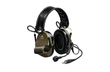 Image of PELTOR 3M, ComTac, VI NIB Headset, Foldable, Single Lead, Standard Dynamic MIc, MI Input, Nato Wiring, Green, MT20H682FB-47N GN