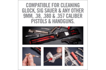 Image of Real Avid Prime-9 9mm Handgun Cleaning Kit, .38/ .380/ .357 Caliber, 9mm, AVGCK9MM