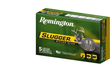 Image of Remington Slugger Rifled Slugs 16 Gauge 4/5 oz 1600 ft/s Rifled Slug Hollow Point 2.75in Centerdire Shotgun Slug Ammo, 250 Round