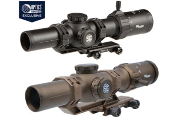 Image of SIG SAUER TANGO-MSR LPVO 1-10X28mm Rifle Scope, 34mm Tube, Second Focal Plane (SFP), Black, Coyote