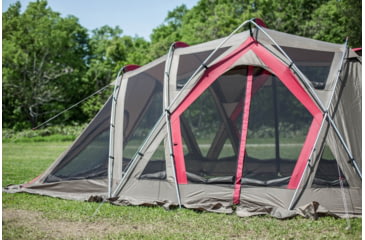 Image of Snow Peak Living Shell Long Pro Shelter, 6-Person, Brown, TP-660