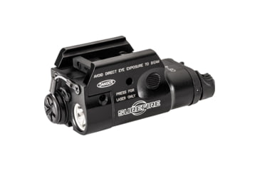 Image of SureFire XC2-B Compact Pistol Light w/ Laser, AAA NiMH, Green/Red Laser, 300 Lumens, Black, XC2-B-RD