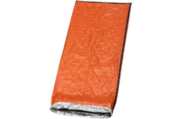 Image of Survive Outdoors Longer Emergency Bivvy with Rescue Whistle, Orange, 0140-1142