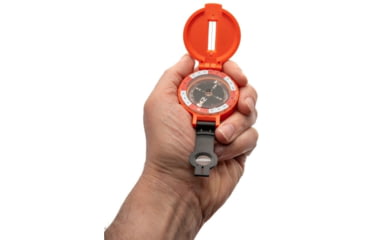 Image of Survive Outdoors Longer Lensatic Compass, Orange, 0140-0024