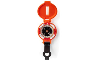 Image of Survive Outdoors Longer Lensatic Compass, Orange, 0140-0024