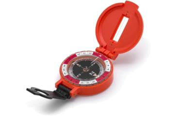 Image of Survive Outdoors Longer Lensatic Compass, Orange, 0140-0024