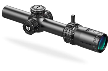 Image of Swampfox Arrowhead Riflescope, 1-8X24, 30mm Tube, Second Focal Plane, IR Green MOA Reticle, Black, ARH18241-GM