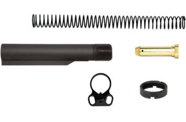 Image of Tacfire AR15 Mil-Spec Buffer Tube Kit/Ambi. Dual Loop Sling Adapter, Black MAR047-B